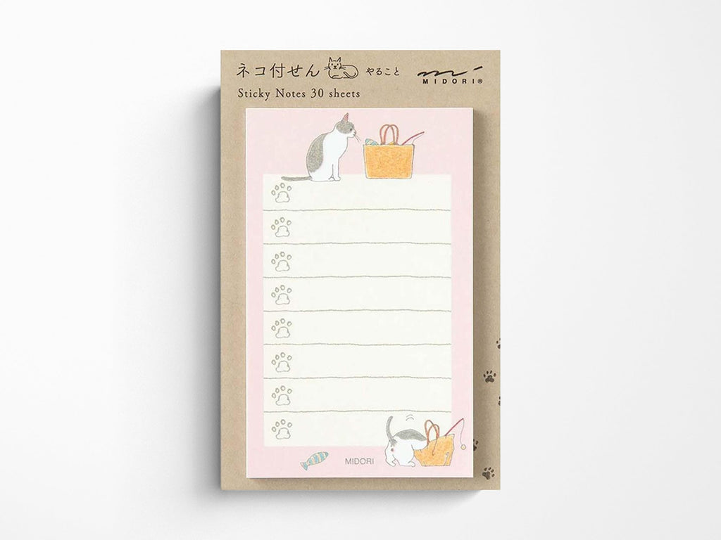 Sticky Notes - To Do Pink Cat