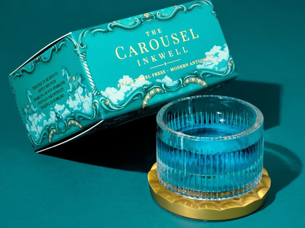 The Carousel Inkwell - Modern Antiques Polished Edition