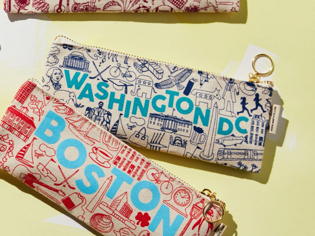 Washington DC Pencil Pouch - Natural