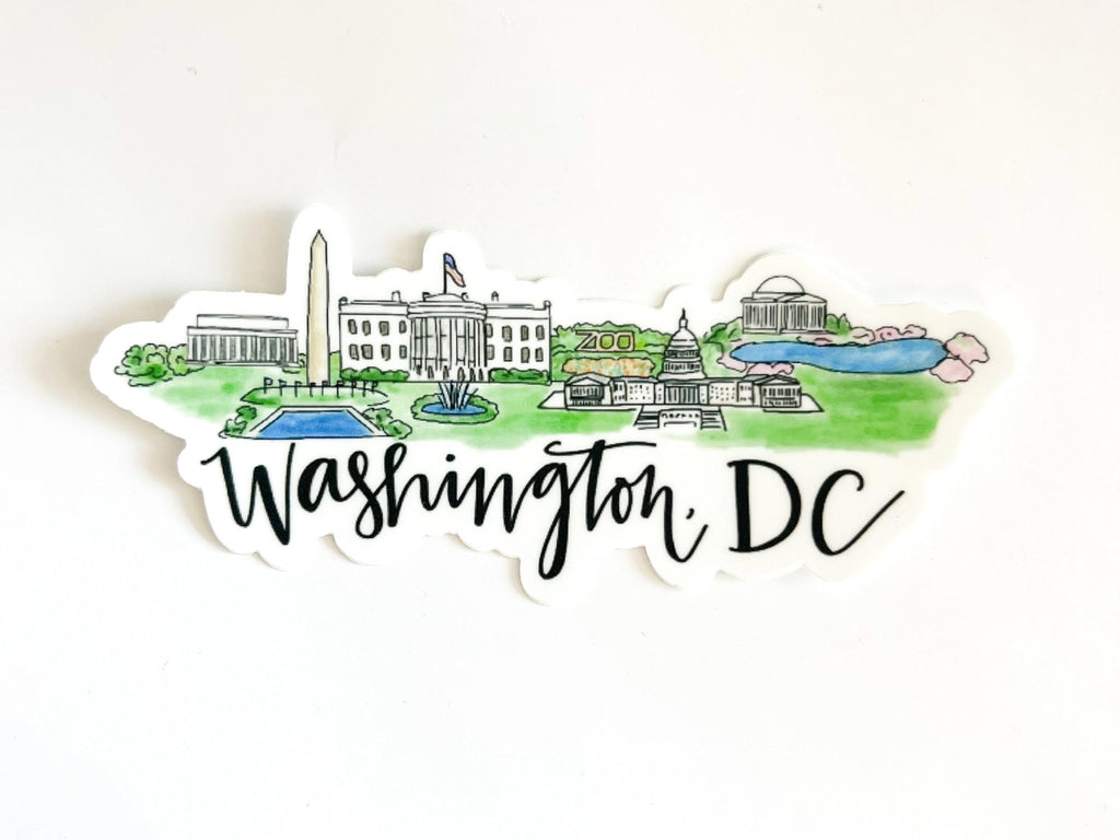 Washington DC Skyline Sticker