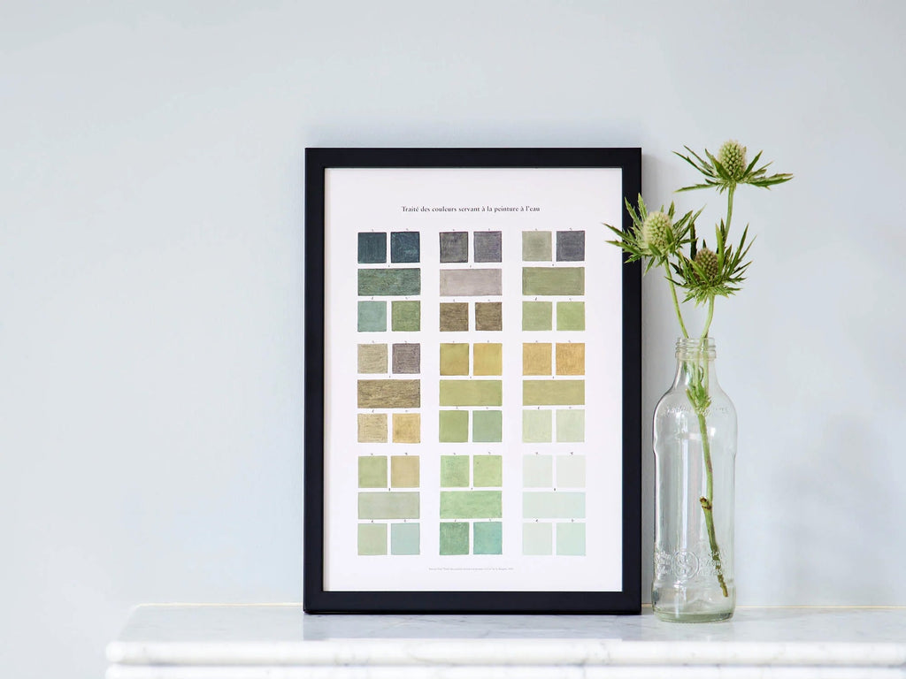 Watercolour Swatches Fine Art Print