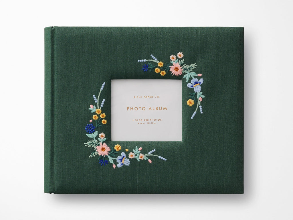 Wildwood Embroidered Heirloom Photo Album