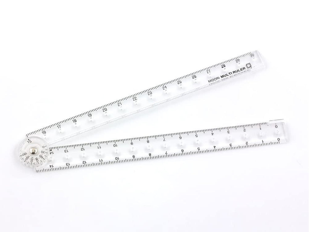 Clear Folding Multi Ruler 30 CM