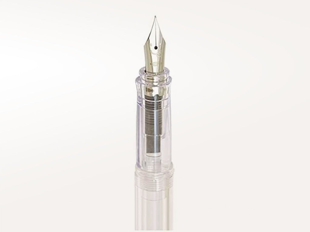 Pilot Kakuno Fountain Pen - Clear Barrel