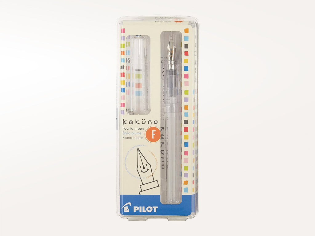 Pilot Kakuno Fountain Pen - Clear Barrel