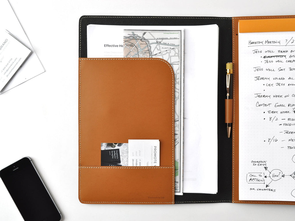 Italian Leather Executive Portfolio