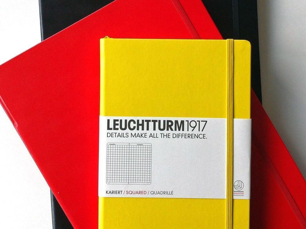 Leuchtturm 1917 Hardcover Notebook - Lemon Yellow