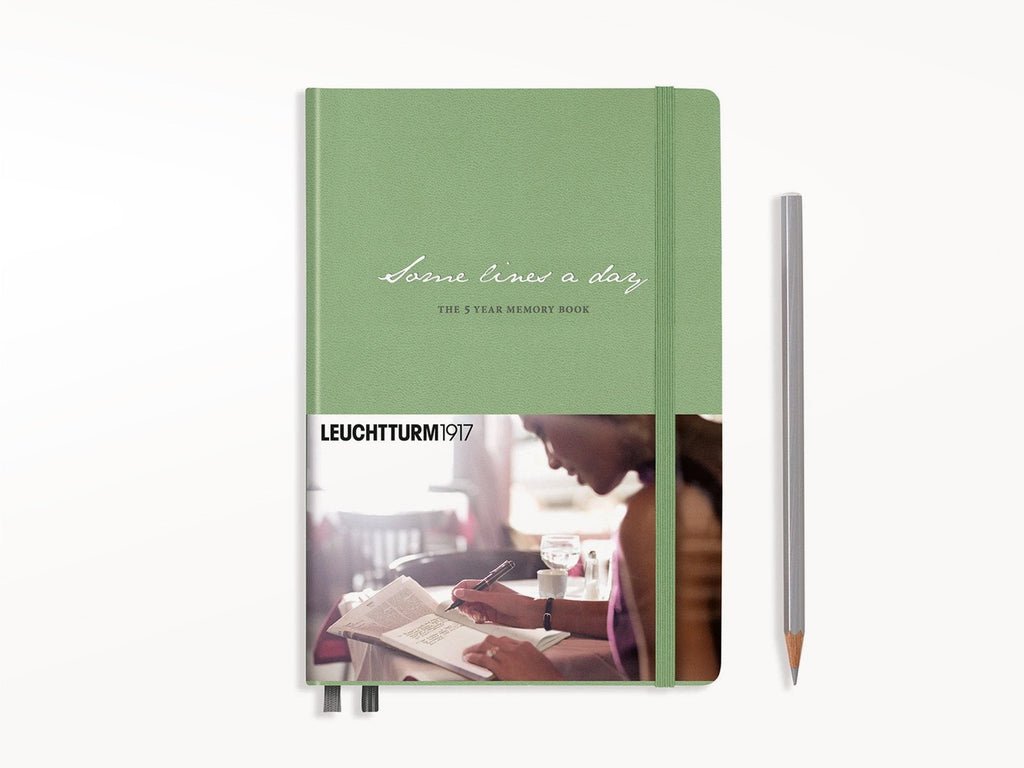 Leuchtturm 1917 Some Lines a Day - 5 Year Journal - Sage