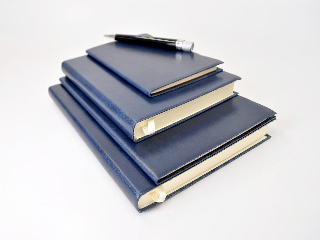 Manhattan Navy Blue Leather Journal