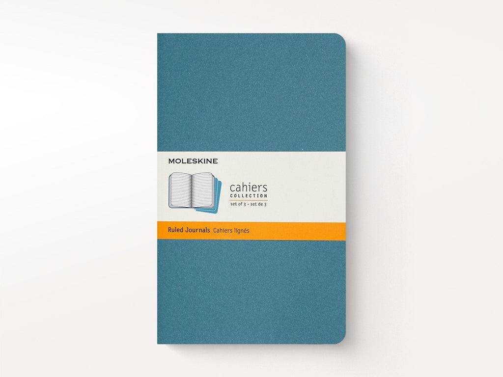 Moleskine Cahier Journal Set of 3 - Brisk Blue