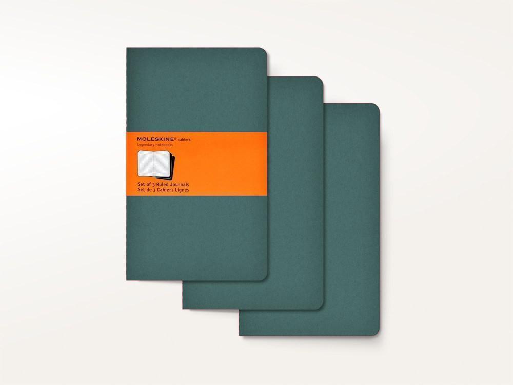 Moleskine Cahier Journal Set of 3 - Green