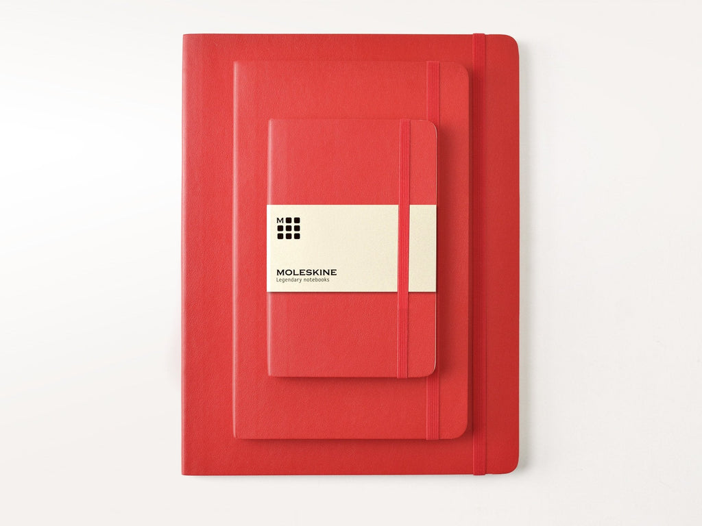 Moleskine Soft Cover Notebook - Red