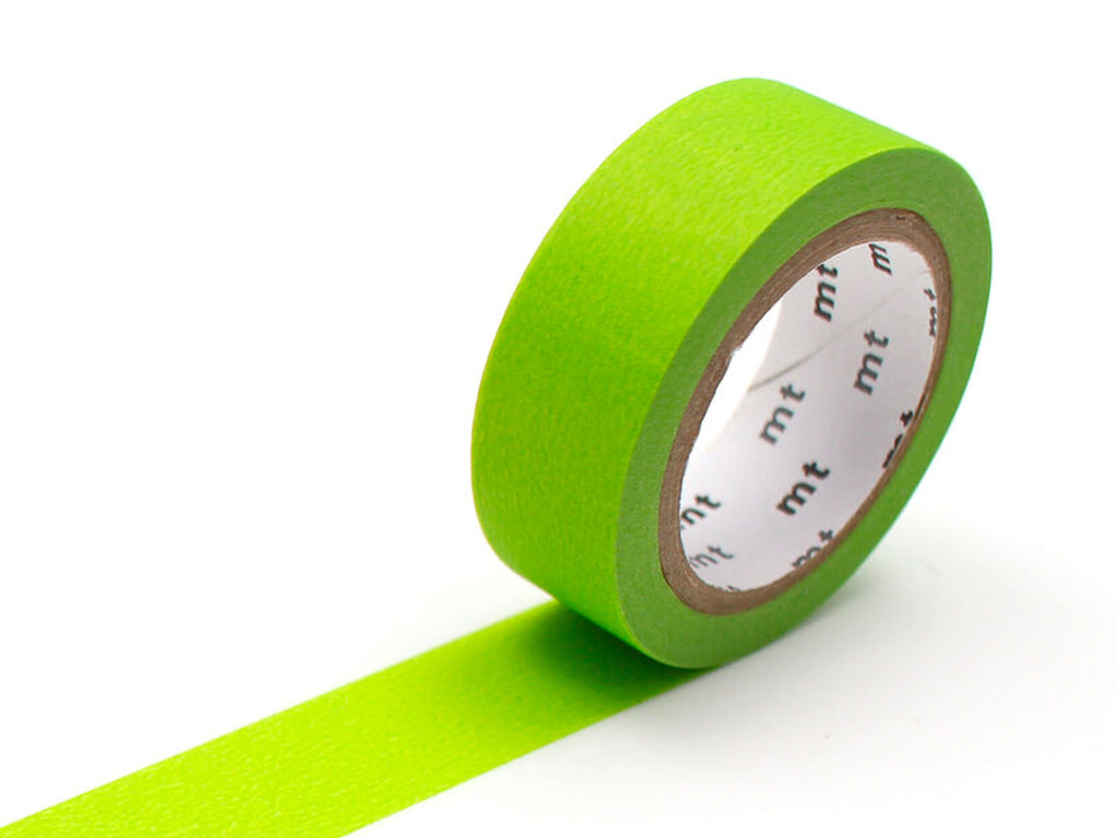 MT Masking Tape - 15 mm Matte Yellowgreen